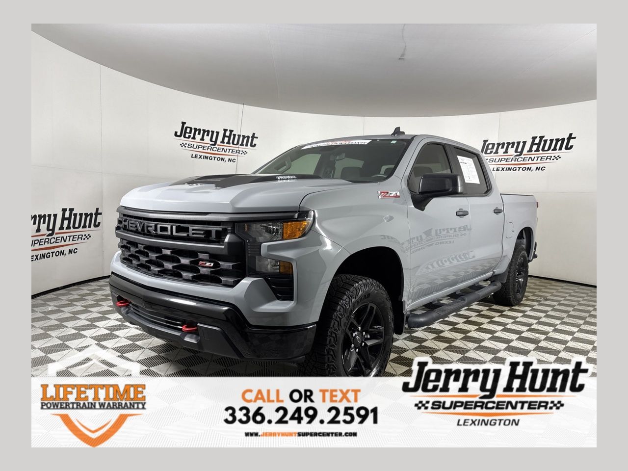 Slate Gray Metallic 2025 Chevrolet Silverado 1500 Pickup Truck Four-Wheel Drive 8-Speed Automatic