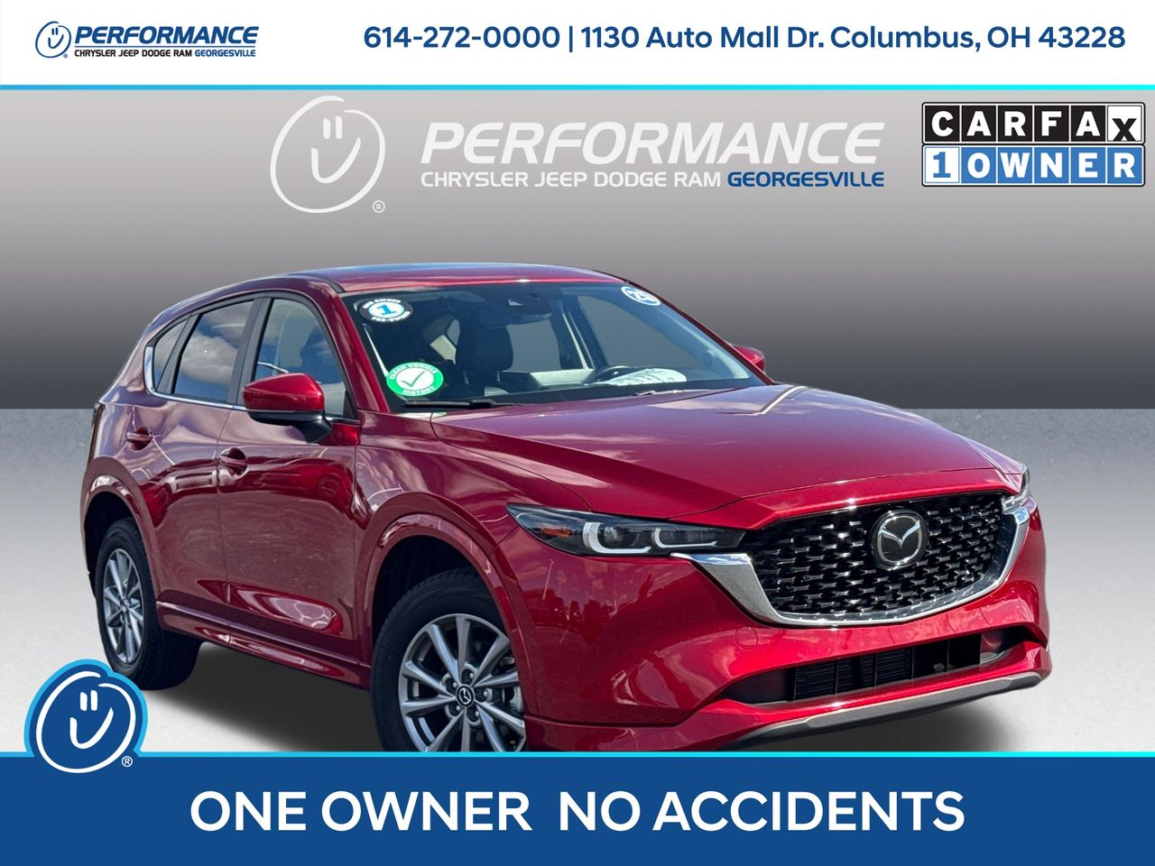 Soul Red Crystal Metallic 2025 Mazda CX-5 SUV / Crossover All-Wheel Drive 6-Speed Automatic
