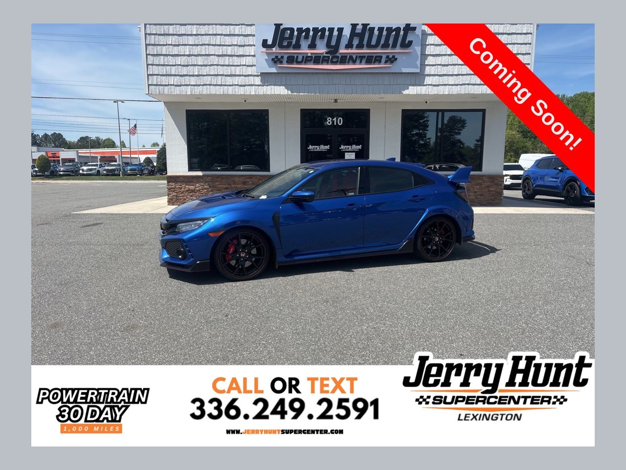 Aegean Blue Metallic 2019 Honda Civic Type R Touring FWD Hatchback Front-Wheel Drive 6-Speed Manual