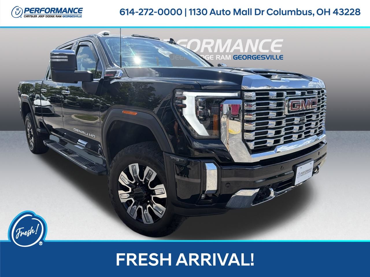 Onyx Black 2025 GMC Sierra 3500HD Pickup Truck Four-Wheel Drive Automatic