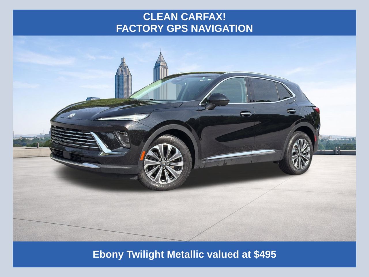 Black (Ebony Twilight Metallic) 2025 Buick Envision Preferred AWD SUV / Crossover All-Wheel Drive 9-Speed Automatic