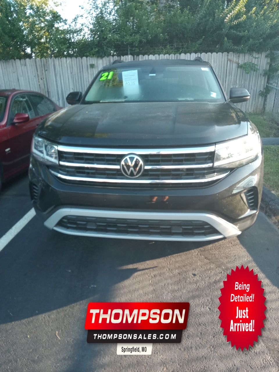 Deep Black Pearl 2021 Volkswagen Atlas SUV / Crossover All-Wheel Drive 8-Speed Automatic