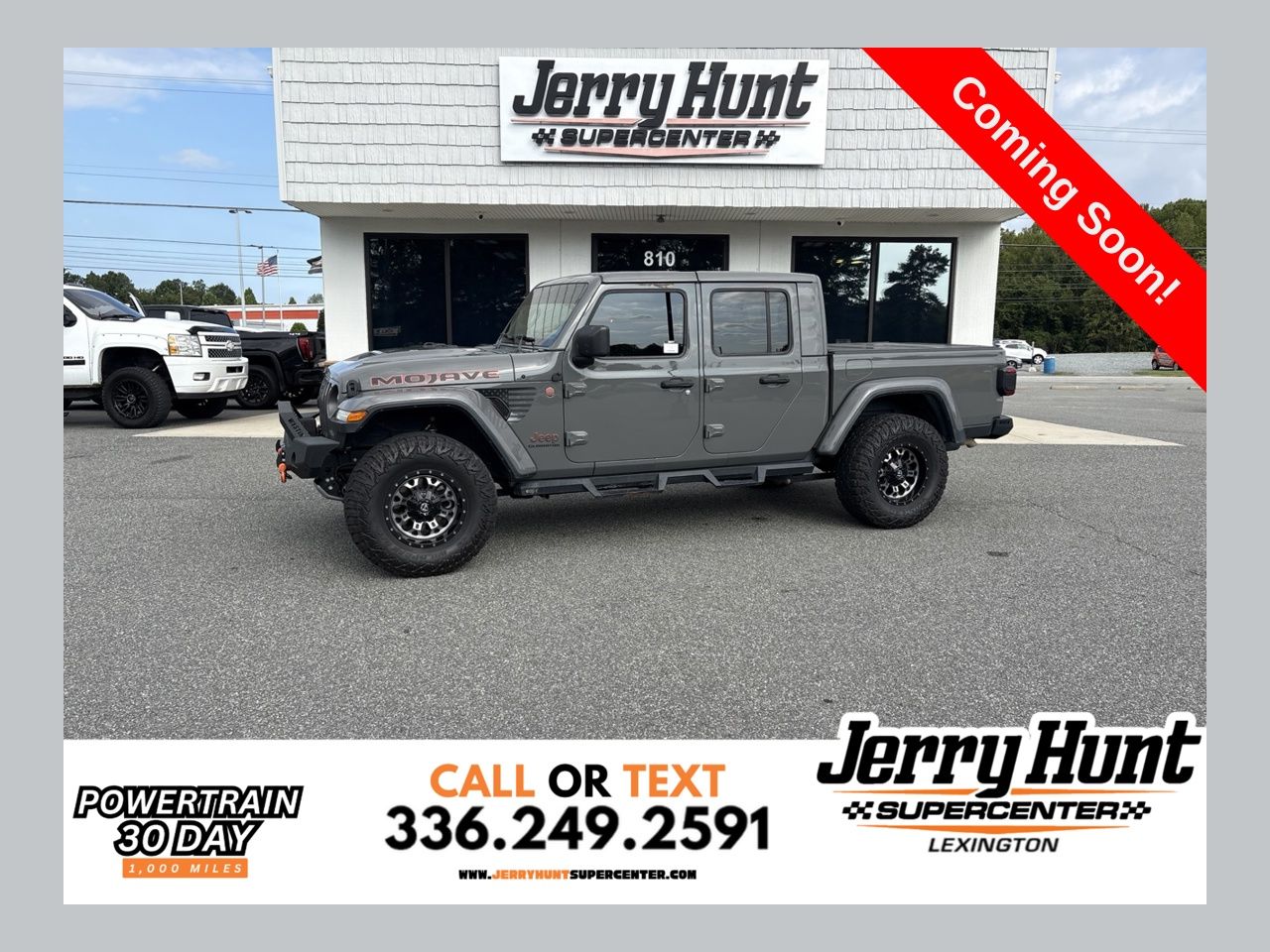 Sting-Gray Clearcoat 2020 Jeep Gladiator Pickup Truck Four-Wheel Drive 8-Speed Automatic
