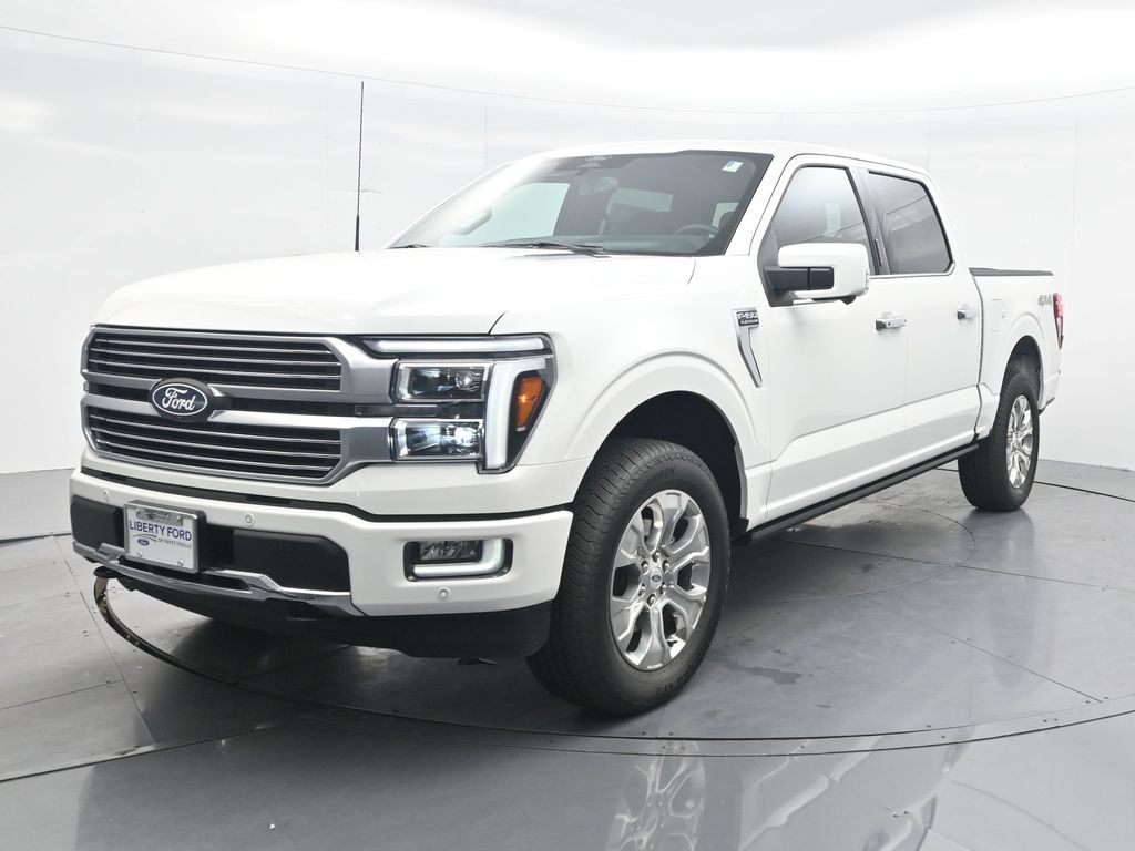White Metallic 2026 Ford F-150 Pickup Truck Four-Wheel Drive Automatic