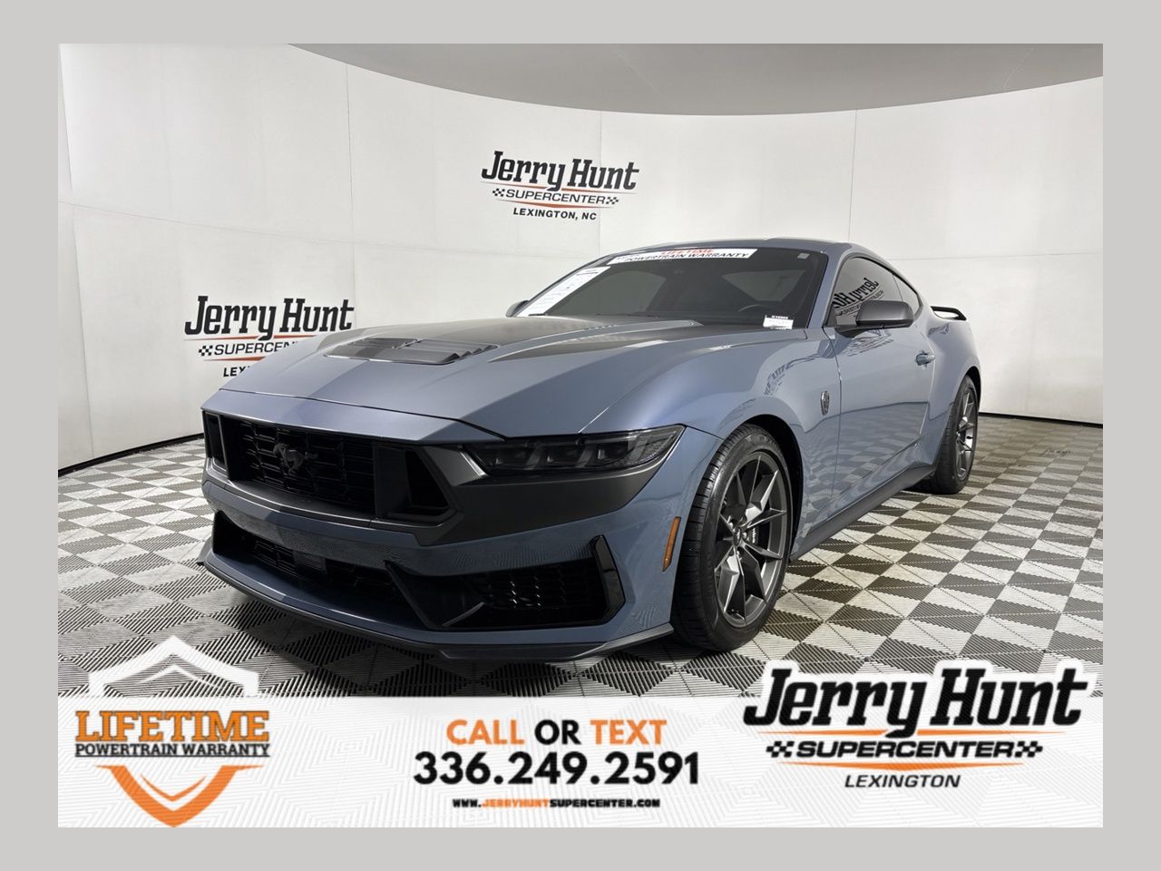Vapor Blue 2024 Ford Mustang Coupe Rear-Wheel Drive 6-Speed Manual