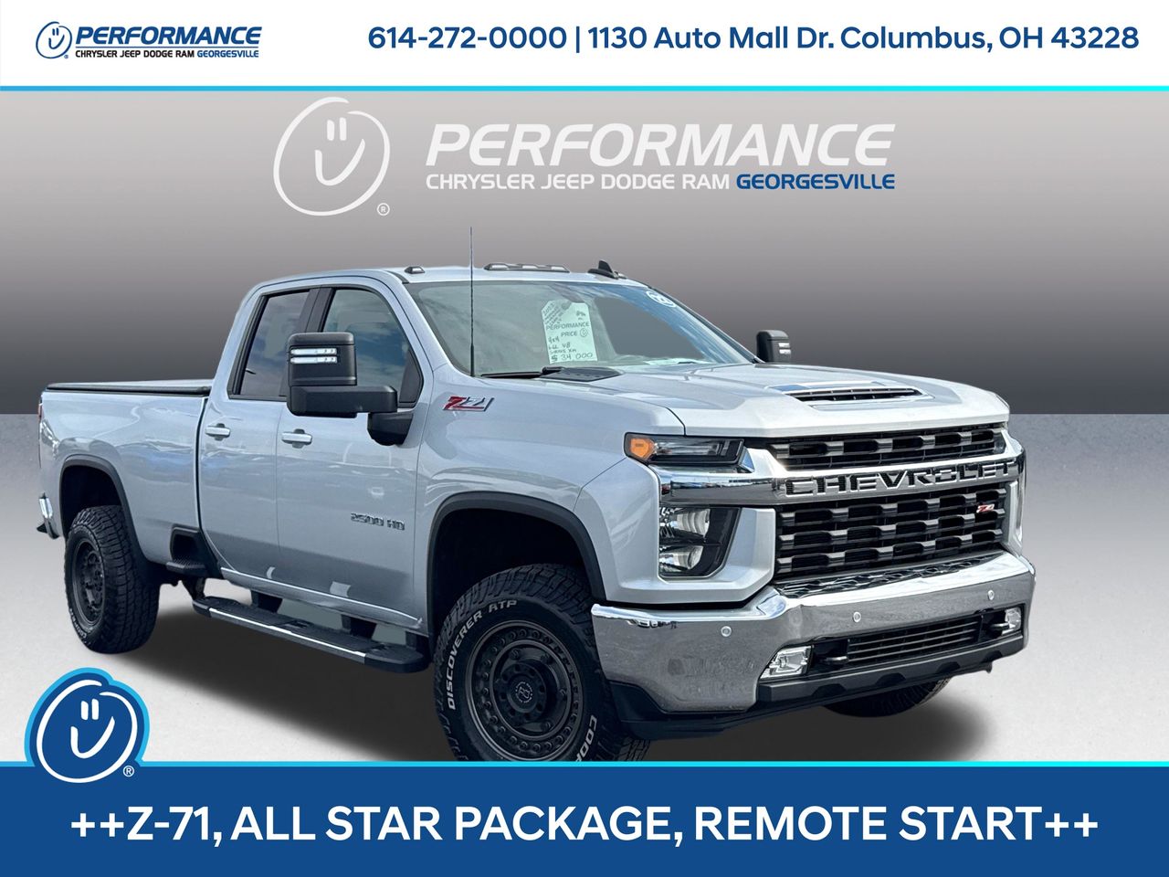 2022 Chevrolet Silverado 2500HD LT Double Cab 4WD Plata (Silver Ice Metallic) Camioneta Todo terreno 6 velocidades Automática