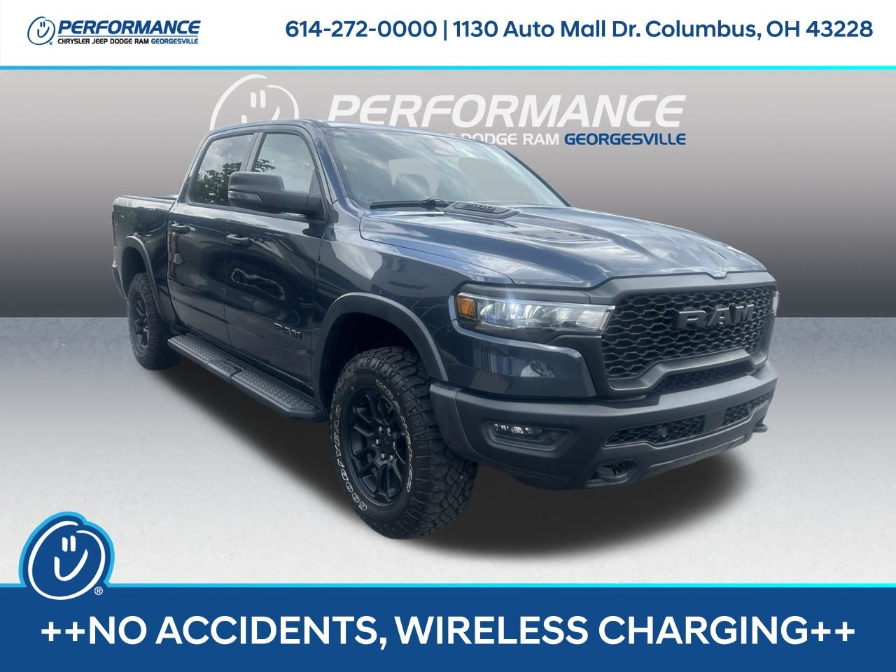 Forged Blue Metallic 2026 RAM 1500 Pickup Truck Four-Wheel Drive 8-Speed Automatic