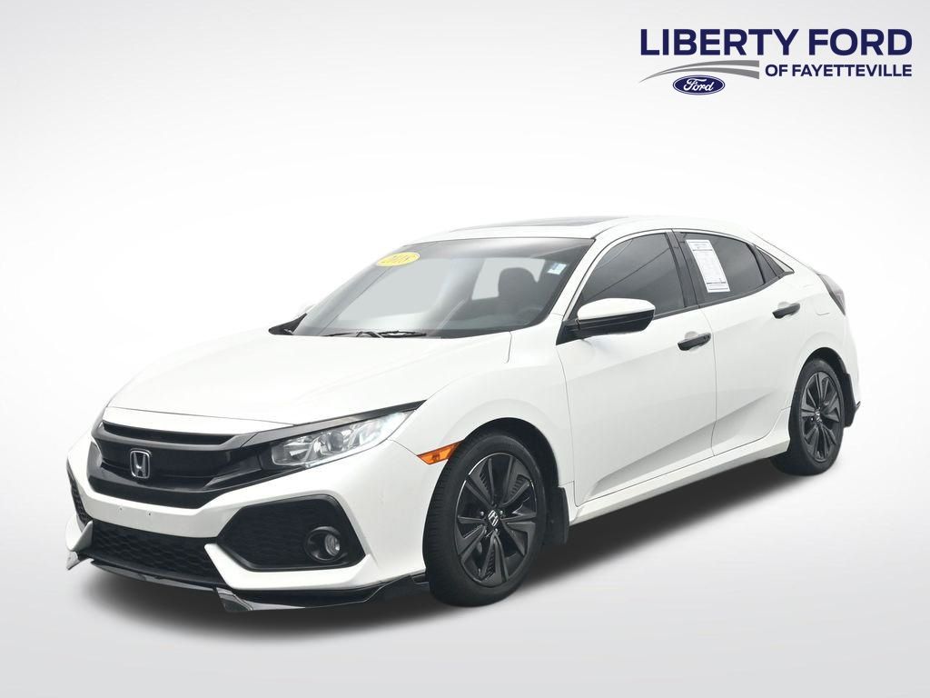 White Orchid 2018 Honda Civic Hatchback Hatchback Front-Wheel Drive Continuously Variable Transmission