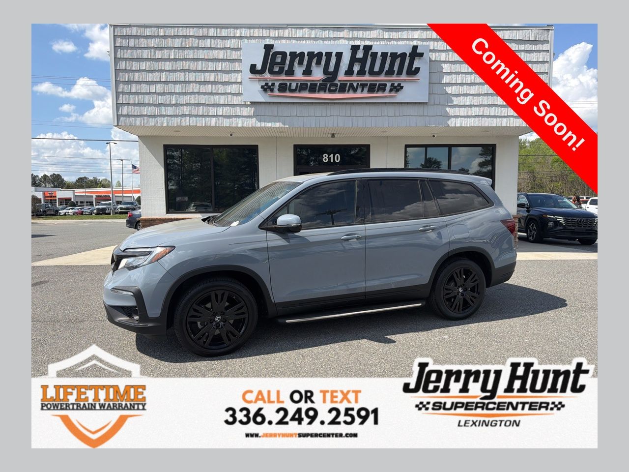 Silver 2022 Honda Pilot Black Edition AWD SUV / Crossover All-Wheel Drive 9-Speed Automatic