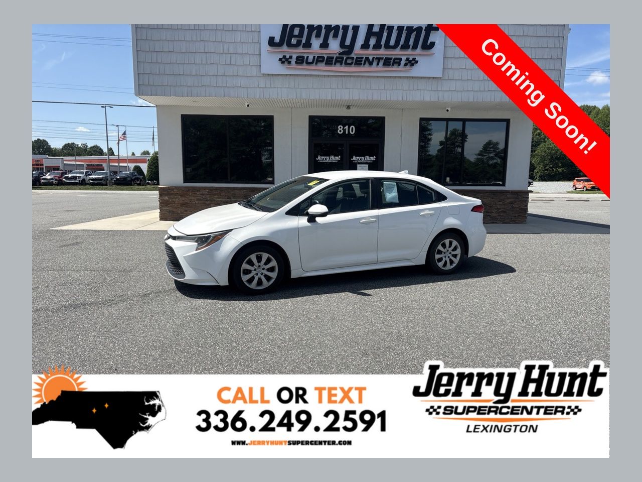 Super White 2021 Toyota Corolla Sedan Front-Wheel Drive Continuously Variable Transmission