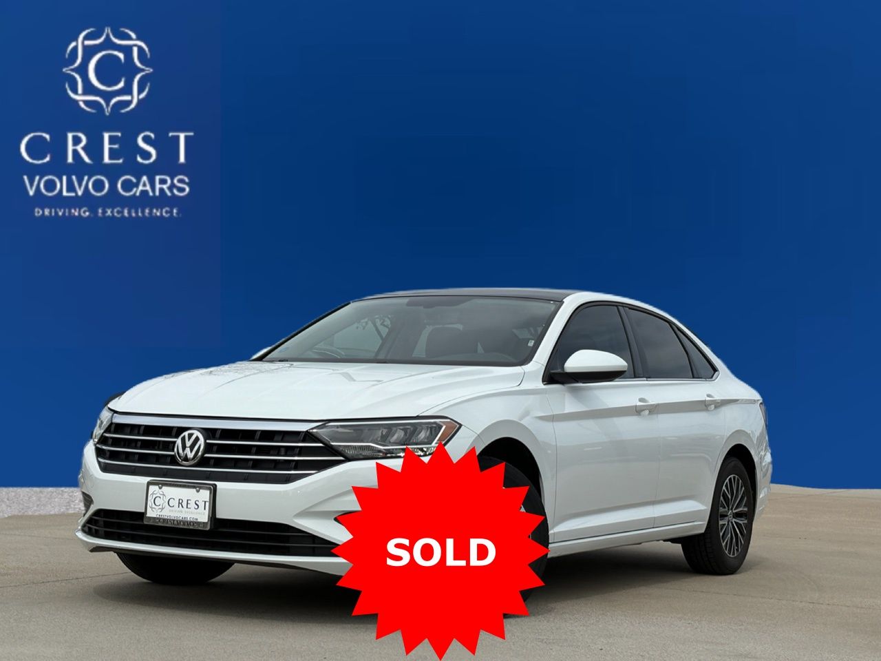 Pure White 2021 Volkswagen Jetta SE FWD Sedan Front-Wheel Drive 8-Speed Automatic