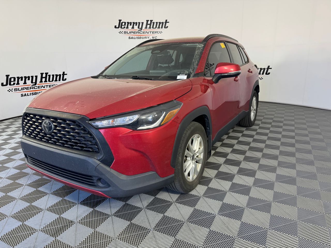 Red 2023 Toyota Corolla Cross LE FWD SUV / Crossover Front-Wheel Drive Continuously Variable Transmission