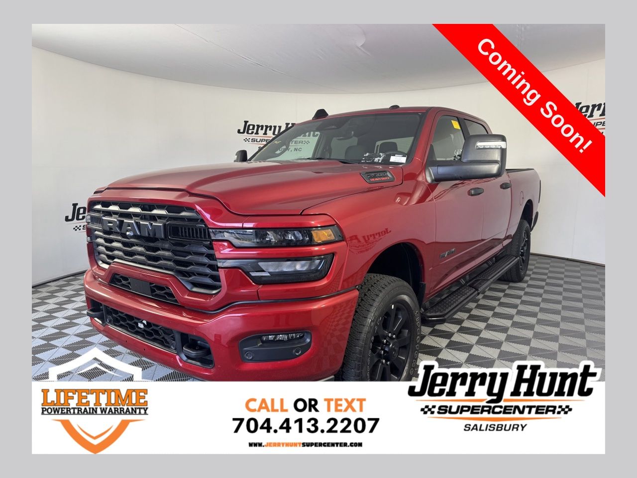 Molten Red Pearlcoat 2026 RAM 2500 Pickup Truck Four-Wheel Drive 8-Speed Automatic