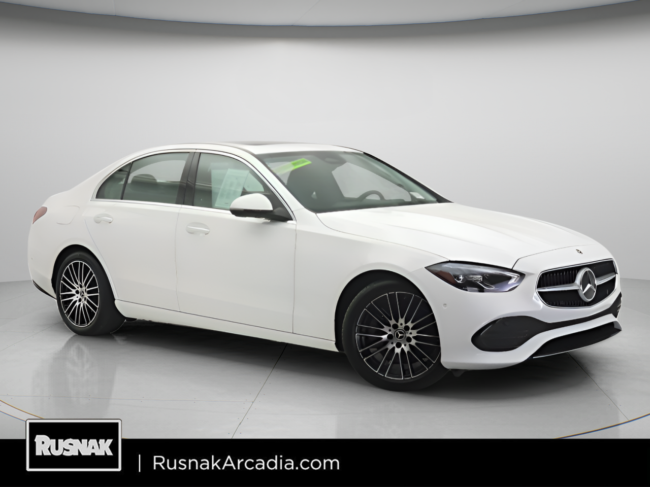 Polar White 2023 Mercedes-Benz C-Class Sedan Rear-Wheel Drive 9-Speed Automatic