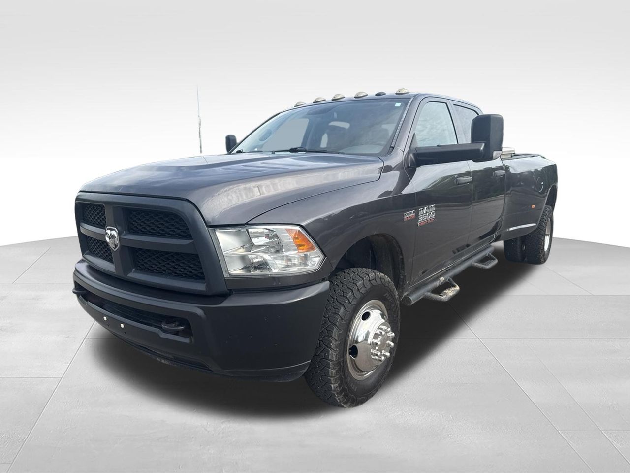 Gray (Granite Crystal Metallic Clearcoat) 2016 RAM 3500 Pickup Truck Four-Wheel Drive 6-Speed Automatic