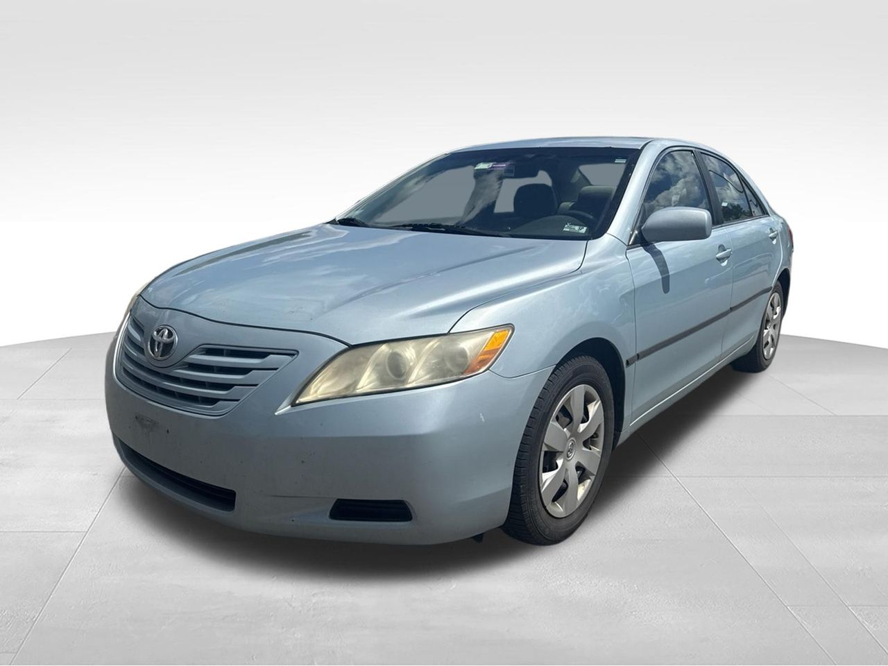 Sky Blue Pearl 2009 Toyota Camry Sedan Front-Wheel Drive 5-Speed Automatic