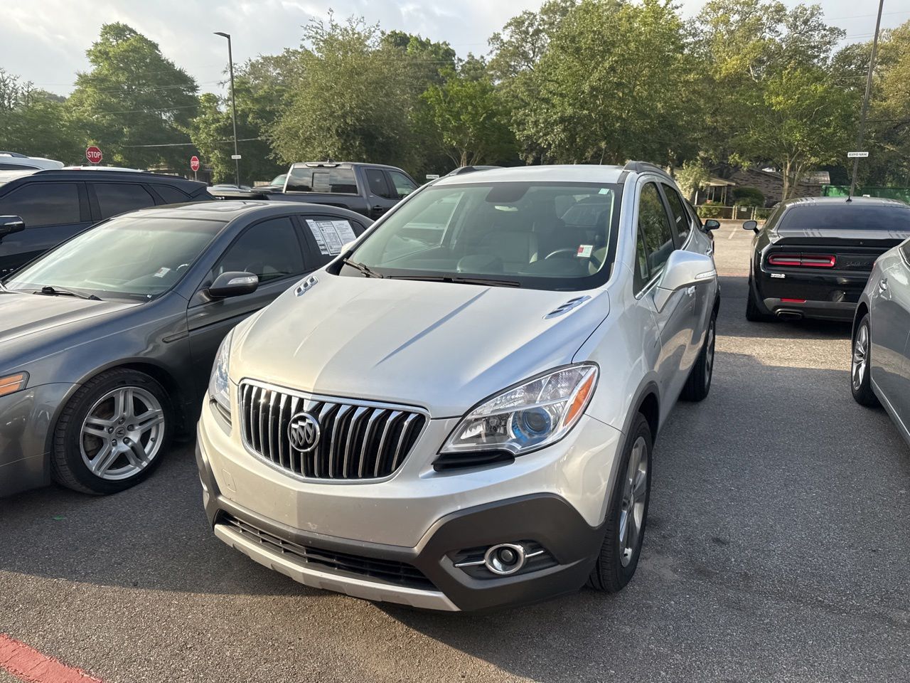 Quicksilver Metallic 2014 Buick Encore Leather FWD SUV / Crossover Front-Wheel Drive 6-Speed Automatic