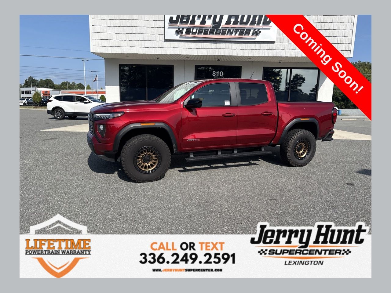 Volcanic Red Tintcoat 2024 GMC Canyon Pickup Truck Four-Wheel Drive 8-Speed Automatic