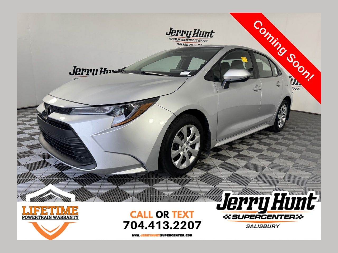 Classic Silver Metallic 2025 Toyota Corolla Sedan Front-Wheel Drive Continuously Variable Transmission