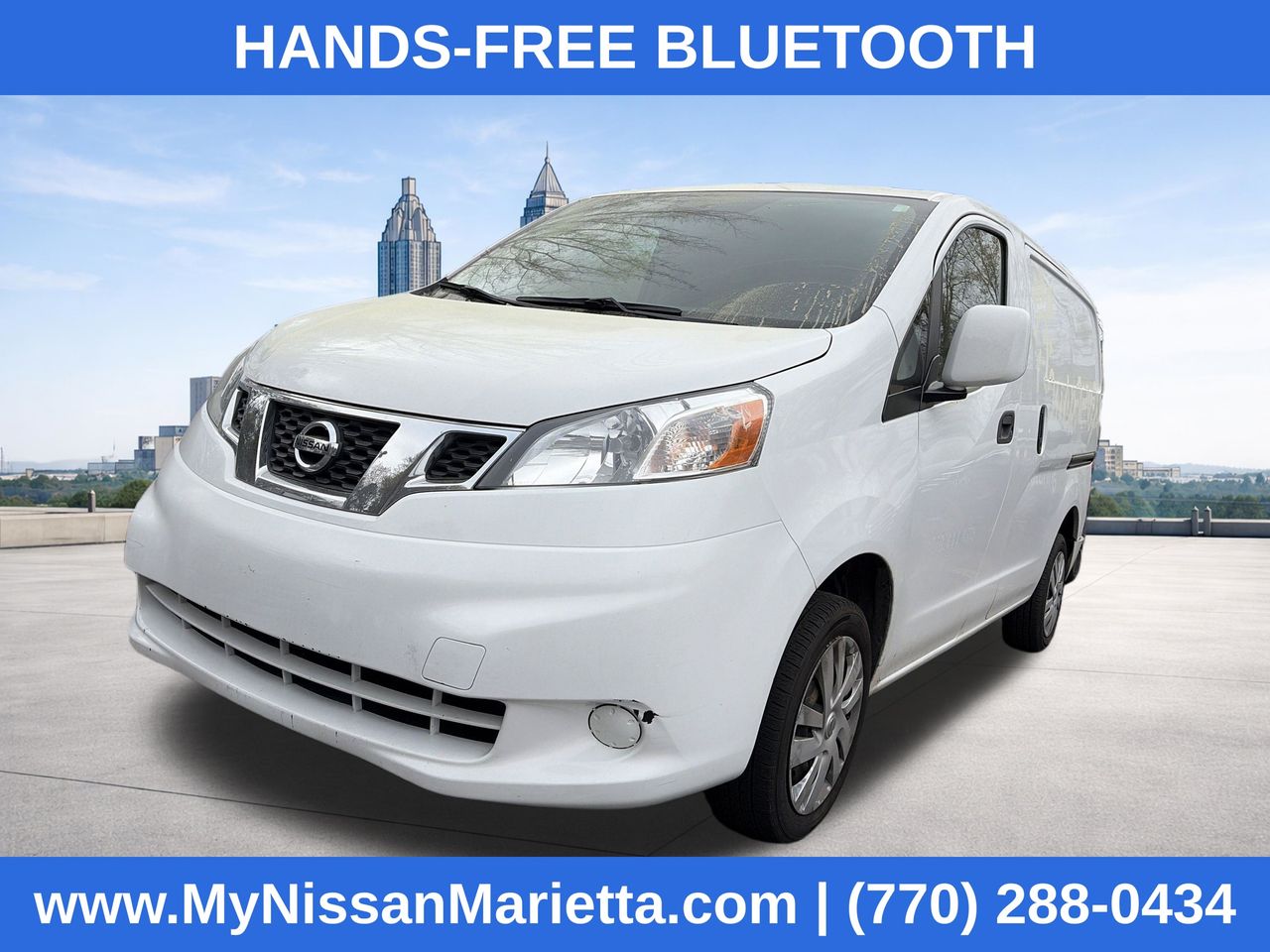 White (Fresh Powder) 2019 Nissan NV200 SV FWD Van Front-Wheel Drive Continuously Variable Transmission