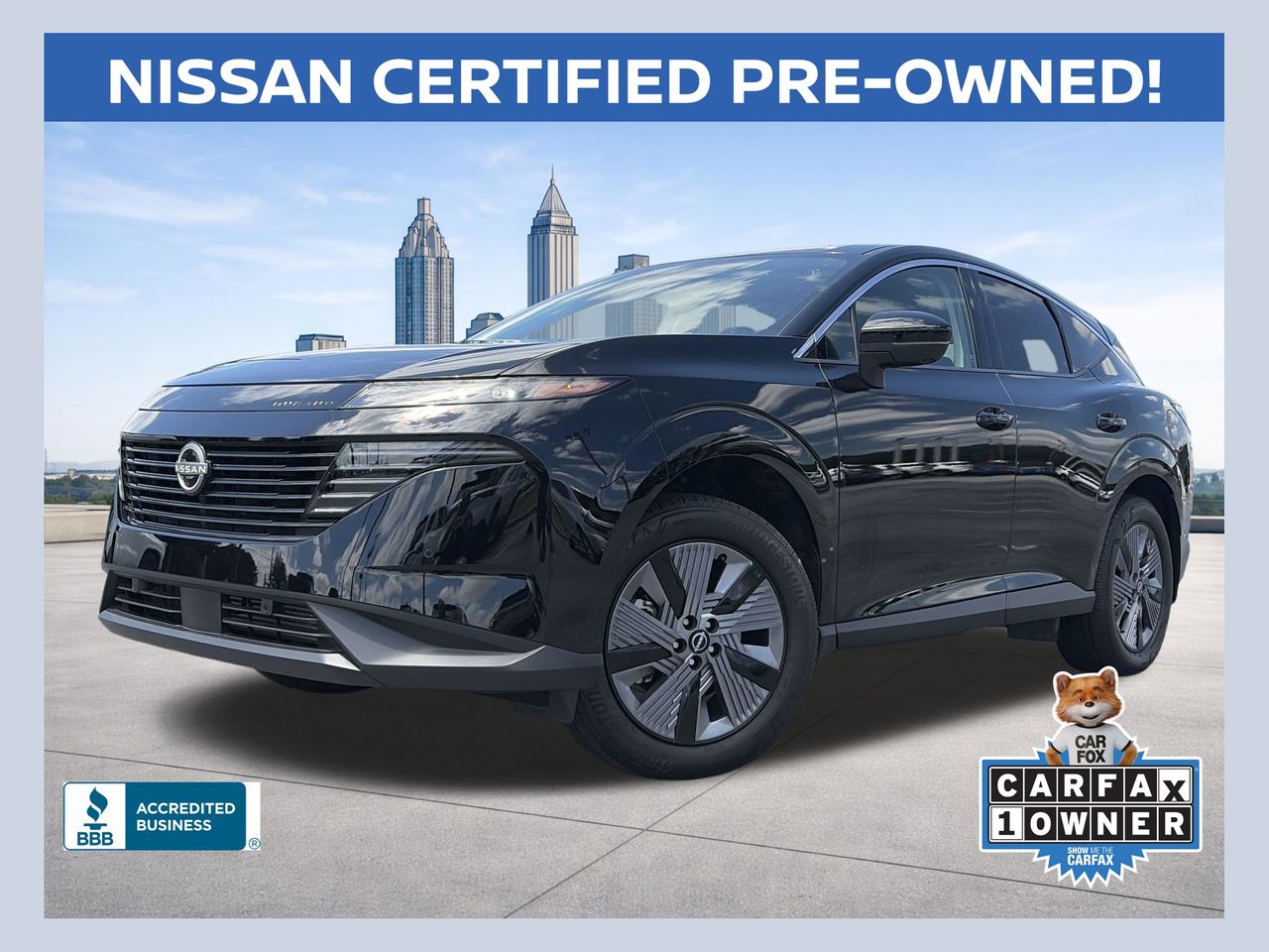 Super Black 2025 Nissan Murano SUV / Crossover All-Wheel Drive 9-Speed Automatic
