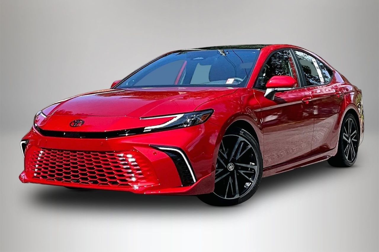Red 2026 Toyota Camry Sedan Front-Wheel Drive Continuously Variable Transmission