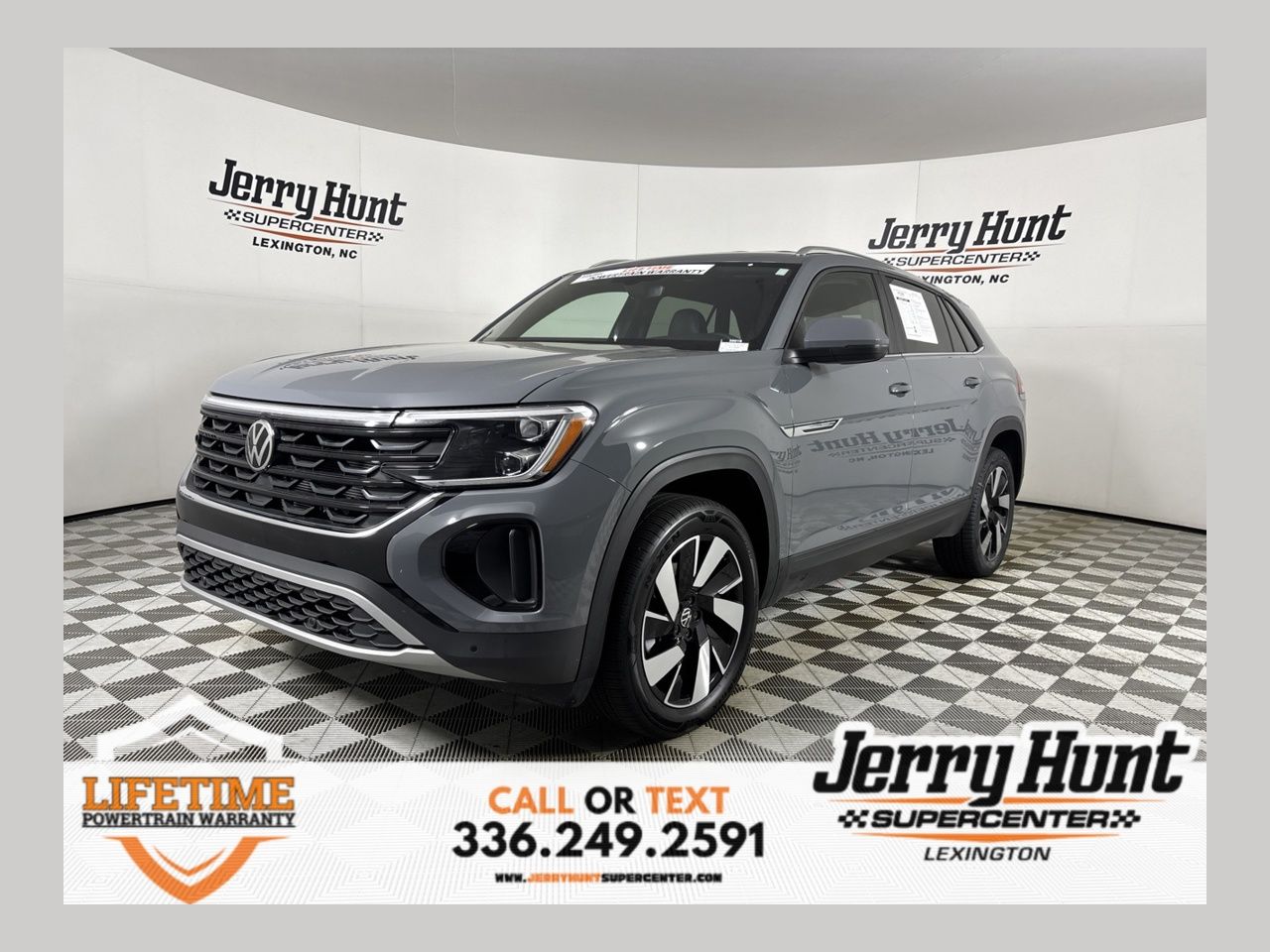 Gray 2025 Volkswagen Atlas Cross Sport SUV / Crossover Front-Wheel Drive 8-Speed Automatic