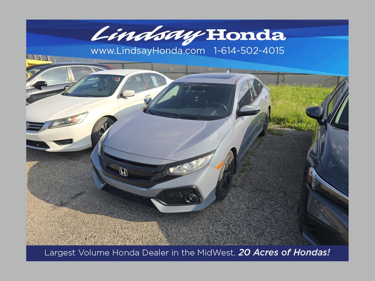  2019 Honda Civic Hatchback EX-L FWD with Navigation   