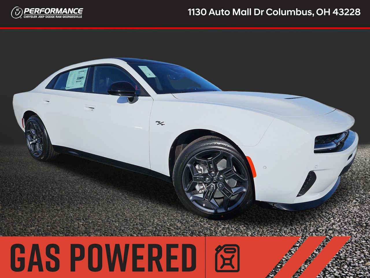 Bright White Clearcoat 2026 Dodge Charger R/T Sedan AWD Sedan All-Wheel Drive 8-Speed Automatic