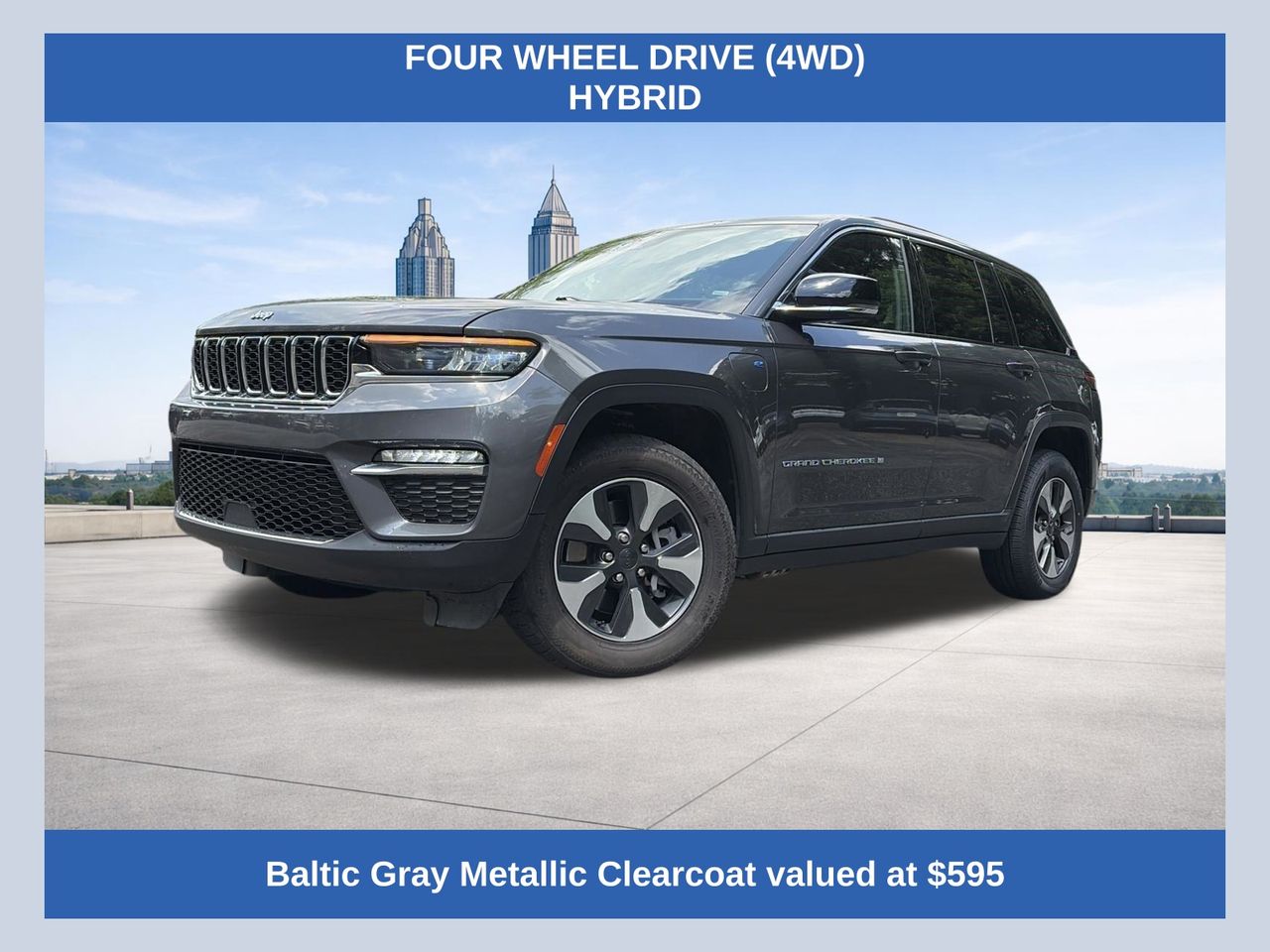 Baltic Gray Metallic Clearcoat 2024 Jeep Grand Cherokee 4xe SUV / Crossover Four-Wheel Drive 8-Speed Automatic