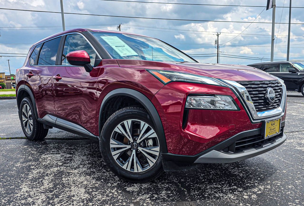 Red (Scarlet Ember Tintcoat) 2023 Nissan Rogue SV AWD SUV / Crossover All-Wheel Drive Continuously Variable Transmission