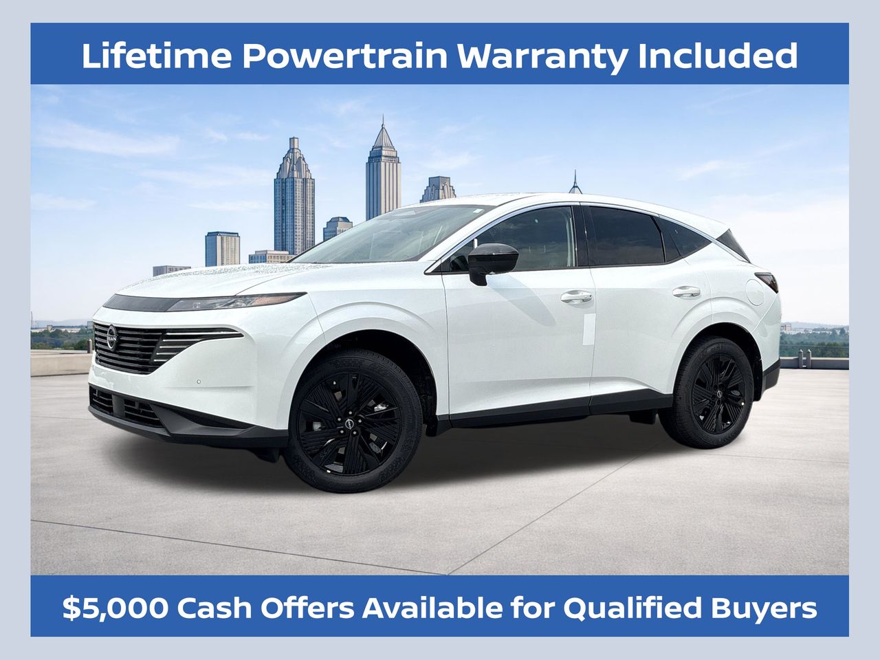Everest White Pearl Tricoat 2026 Nissan Murano SUV / Crossover All-Wheel Drive 9-Speed Automatic