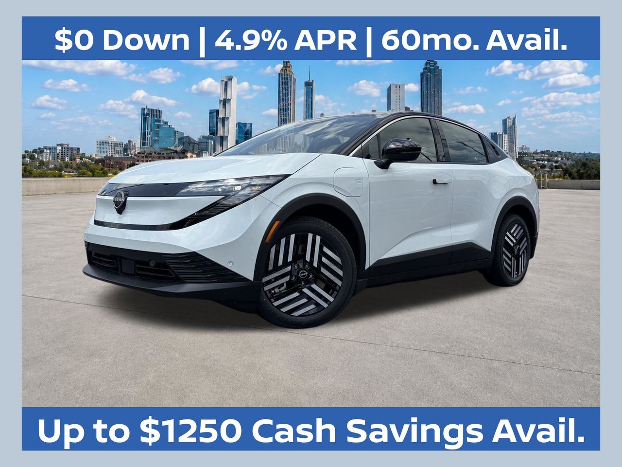 Everest White Pearl/Black 2026 Nissan LEAF SUV / Crossover Front-Wheel Drive Automatic