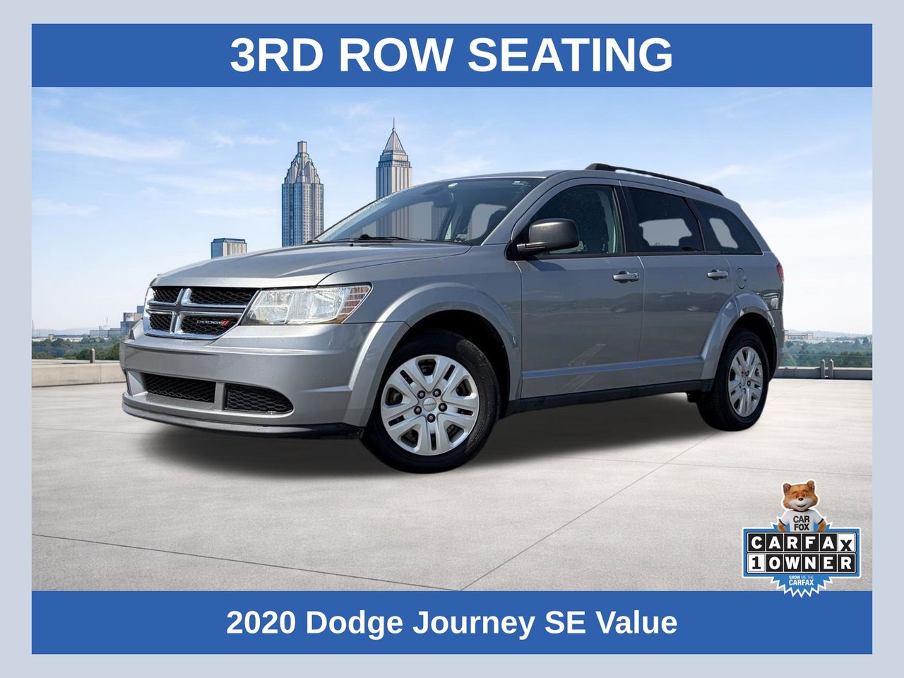 Silver (Billet Clearcoat) 2020 Dodge Journey SE Value FWD SUV / Crossover Front-Wheel Drive 4-Speed Automatic
