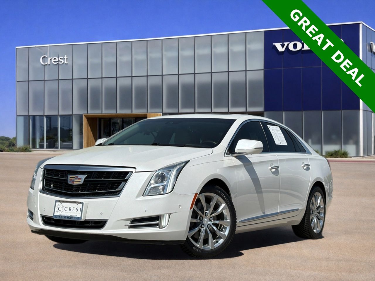 Crystal White Tricoat 2016 Cadillac XTS Premium FWD Sedan Front-Wheel Drive 6-Speed Automatic