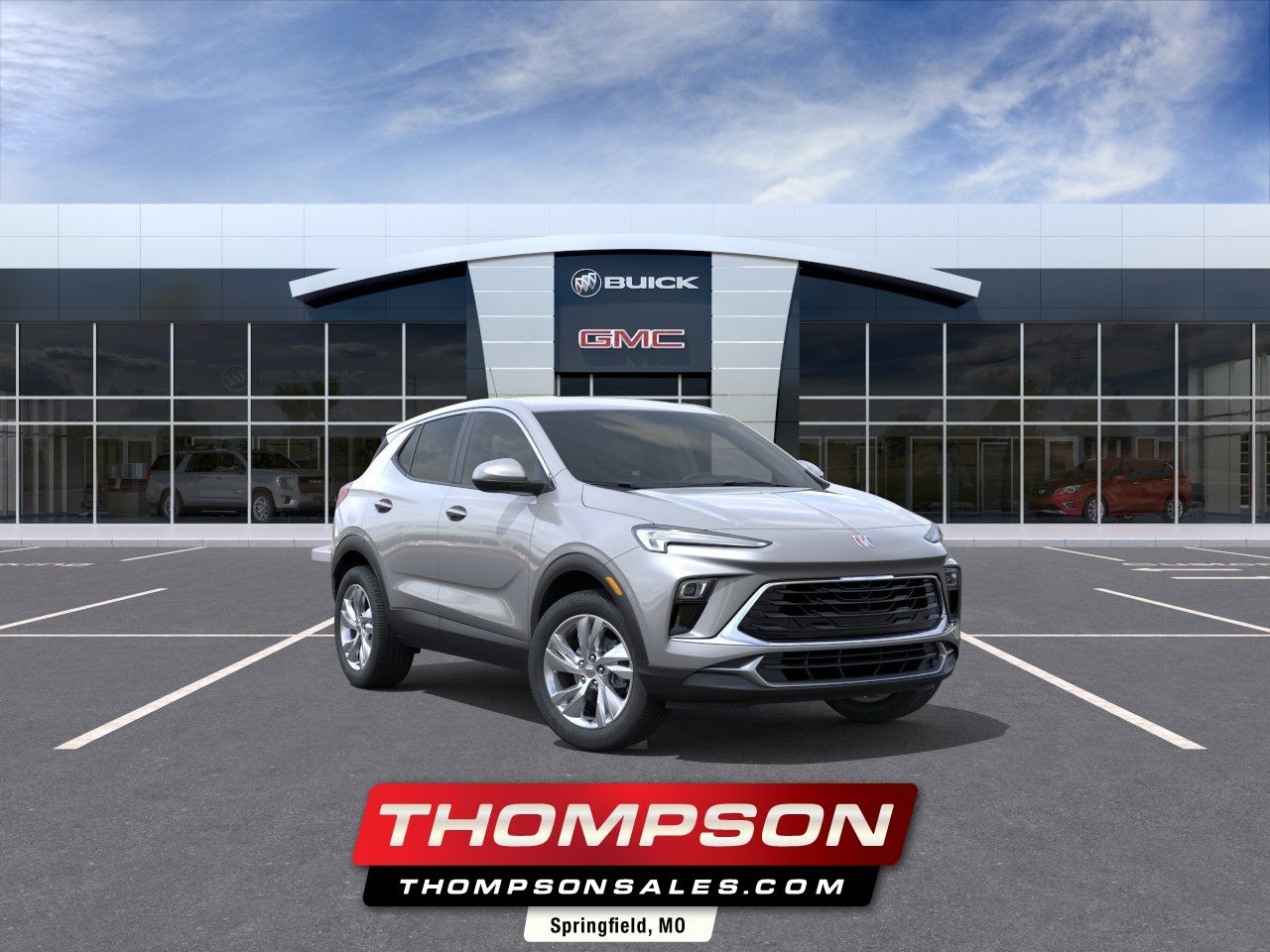 Moonstone Gray Metallic 2026 Buick Encore GX SUV / Crossover Front-Wheel Drive Continuously Variable Transmission