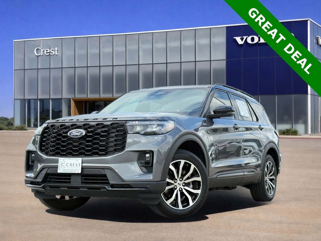 Carbonized Gray Metallic 2025 Ford Explorer ST-Line AWD SUV / Crossover All-Wheel Drive Automatic