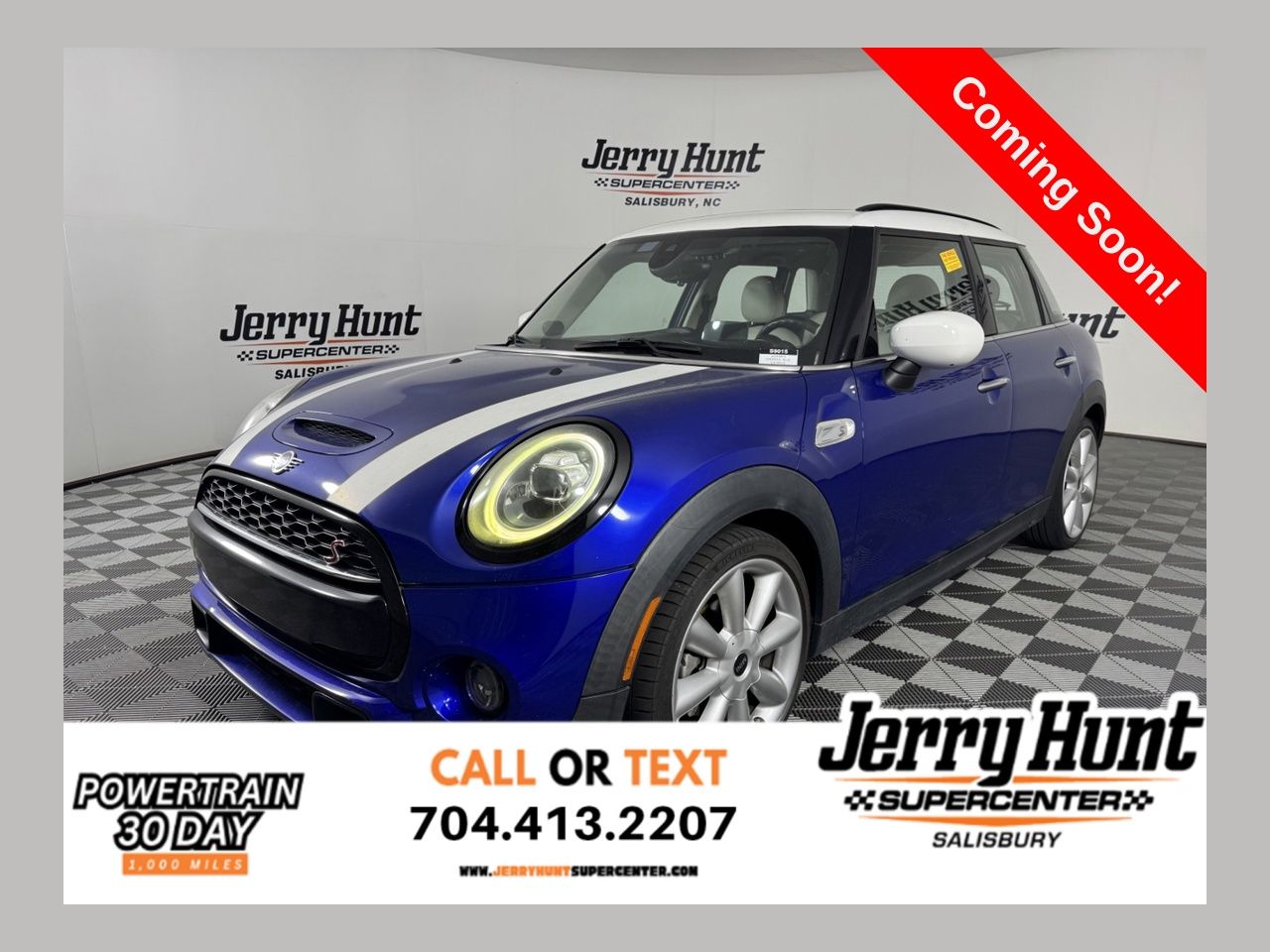 Blue Metallic 2020 MINI Cooper Hatchback Automatic