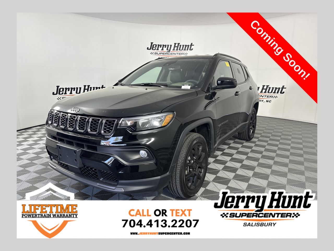 Diamond Black Crystal Pearlcoat 2026 Jeep Compass Latitude 4WD SUV / Crossover Four-Wheel Drive 8-Speed Automatic