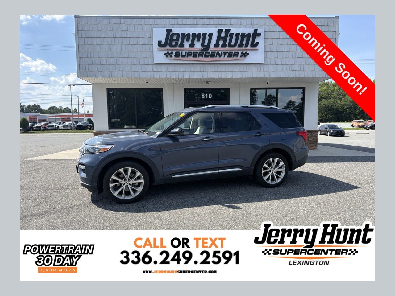 Dark Blue 2021 Ford Explorer SUV / Crossover All-Wheel Drive Automatic
