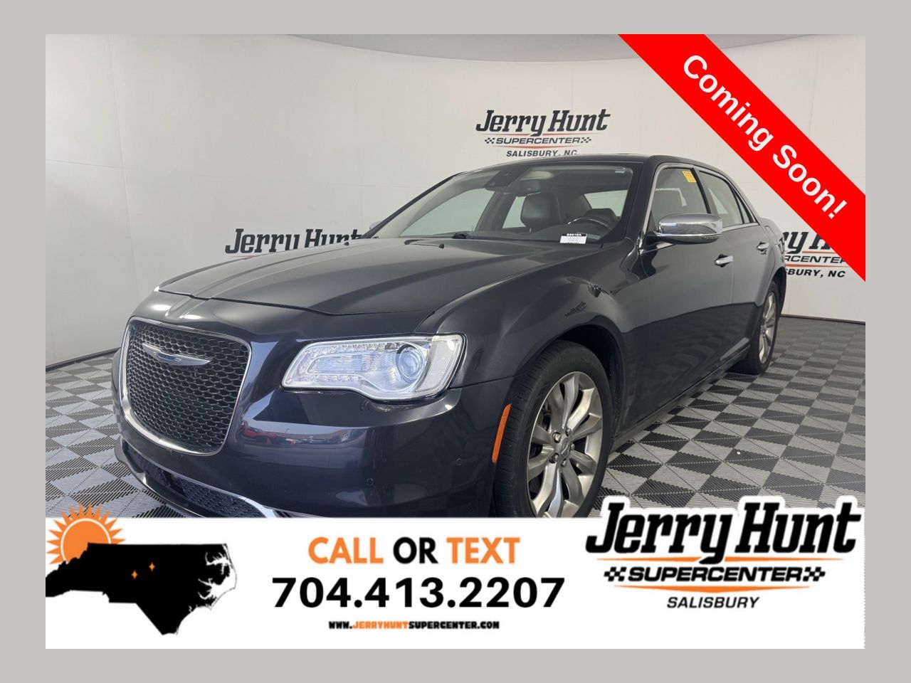 Gray (Maximum Steel Metallic Clearcoat) 2018 Chrysler 300 Sedan All-Wheel Drive 8-Speed Automatic