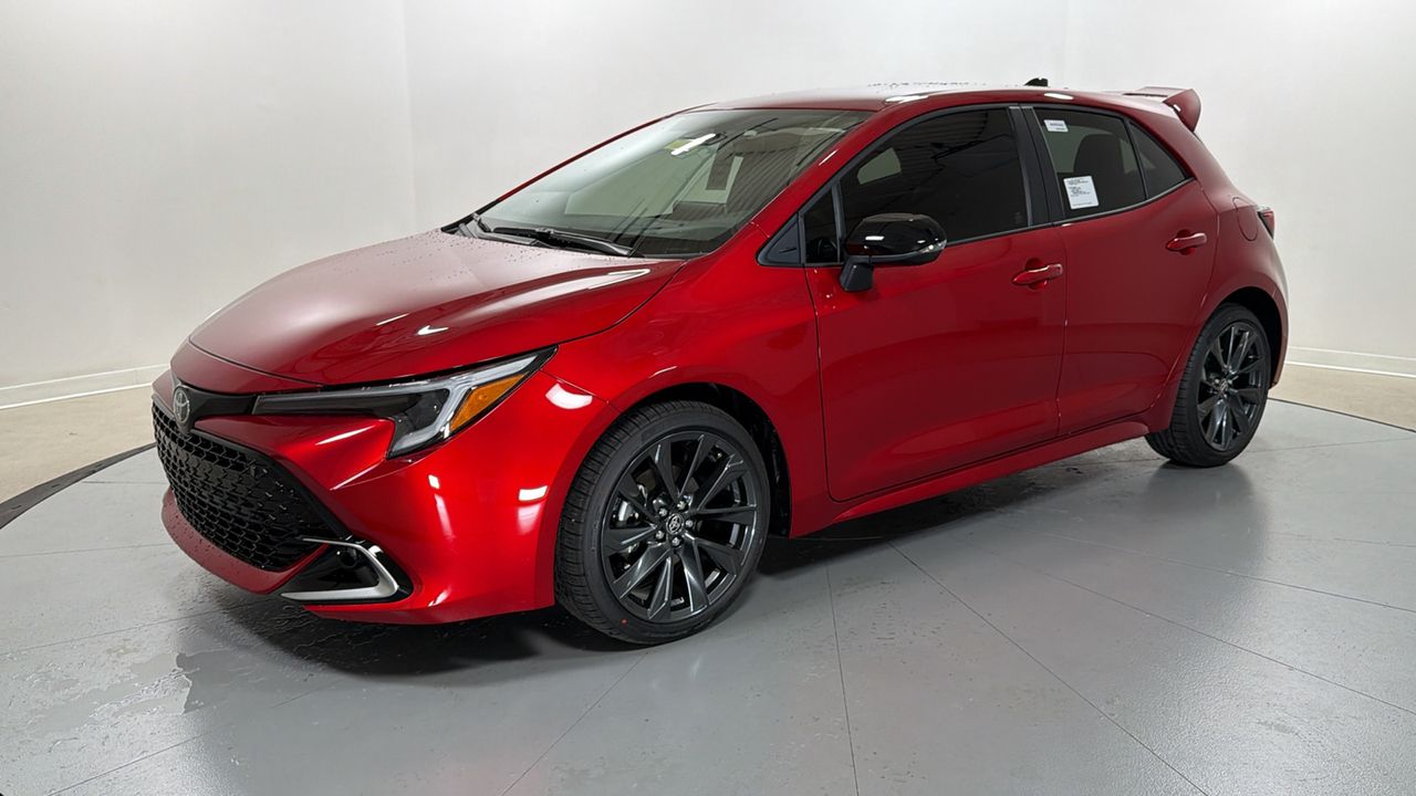 Red 2026 Toyota Corolla Hatchback Hatchback Front-Wheel Drive Continuously Variable Transmission