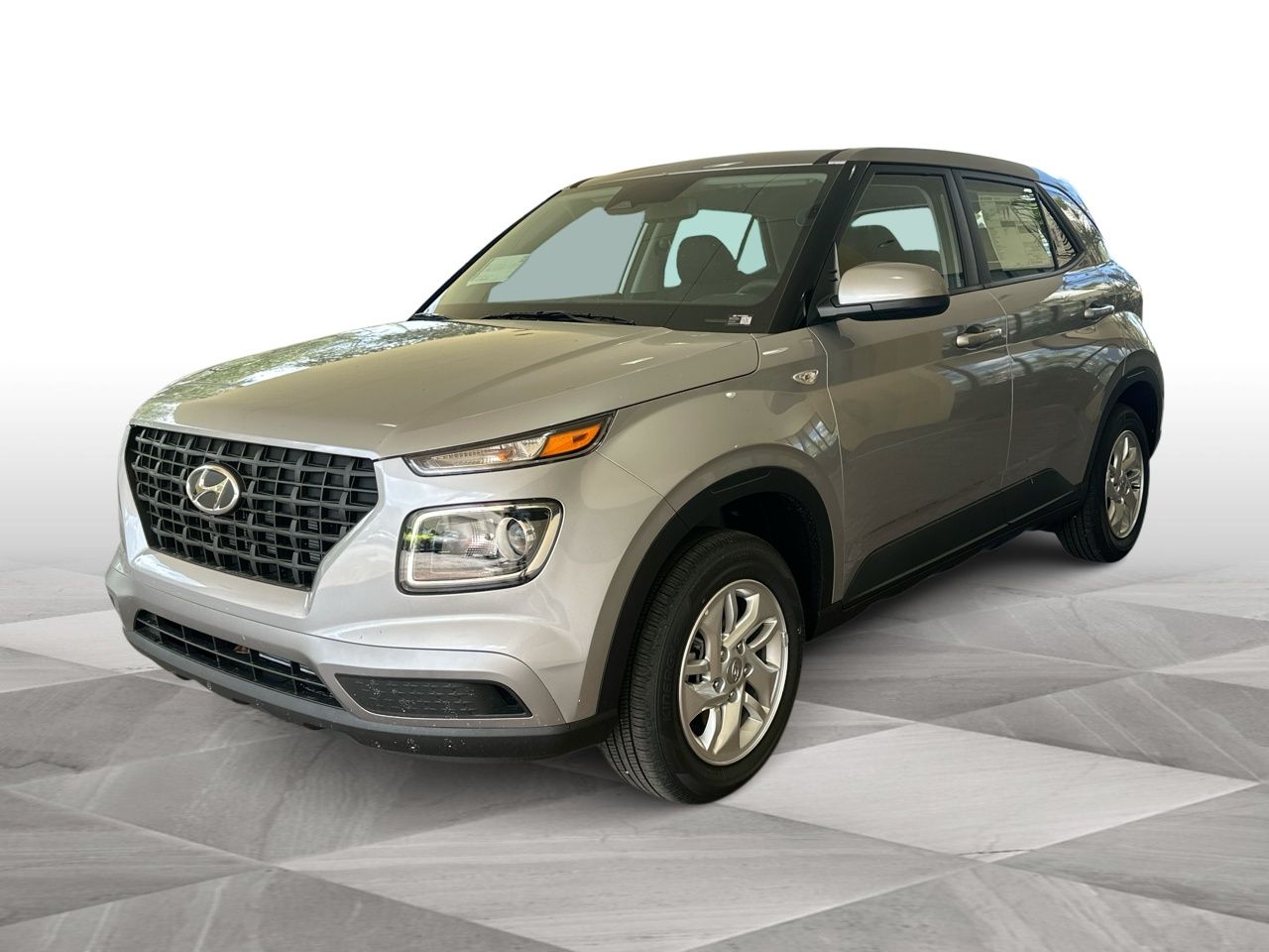 Shimmering Silver 2026 Hyundai Venue SUV / Crossover Front-Wheel Drive Continuously Variable Transmission