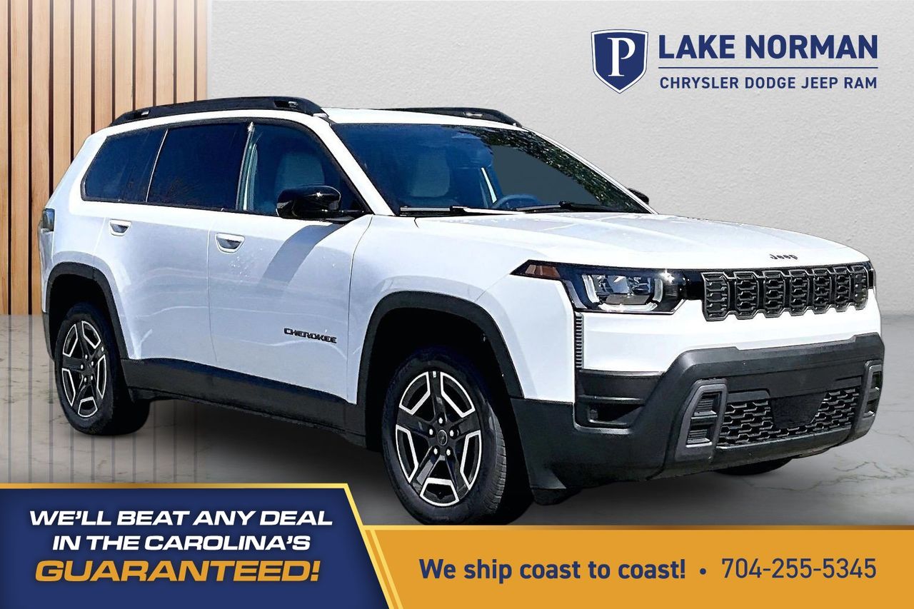 Bright White Clearcoat 2026 Jeep Cherokee Laredo 4WD SUV / Crossover Four-Wheel Drive Continuously Variable Transmission