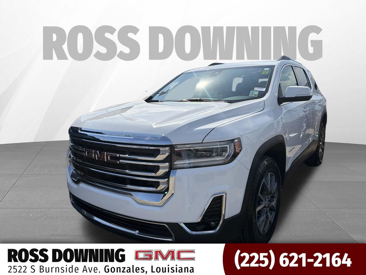 Summit White 2023 GMC Acadia SUV / Crossover Front-Wheel Drive 9-Speed Automatic