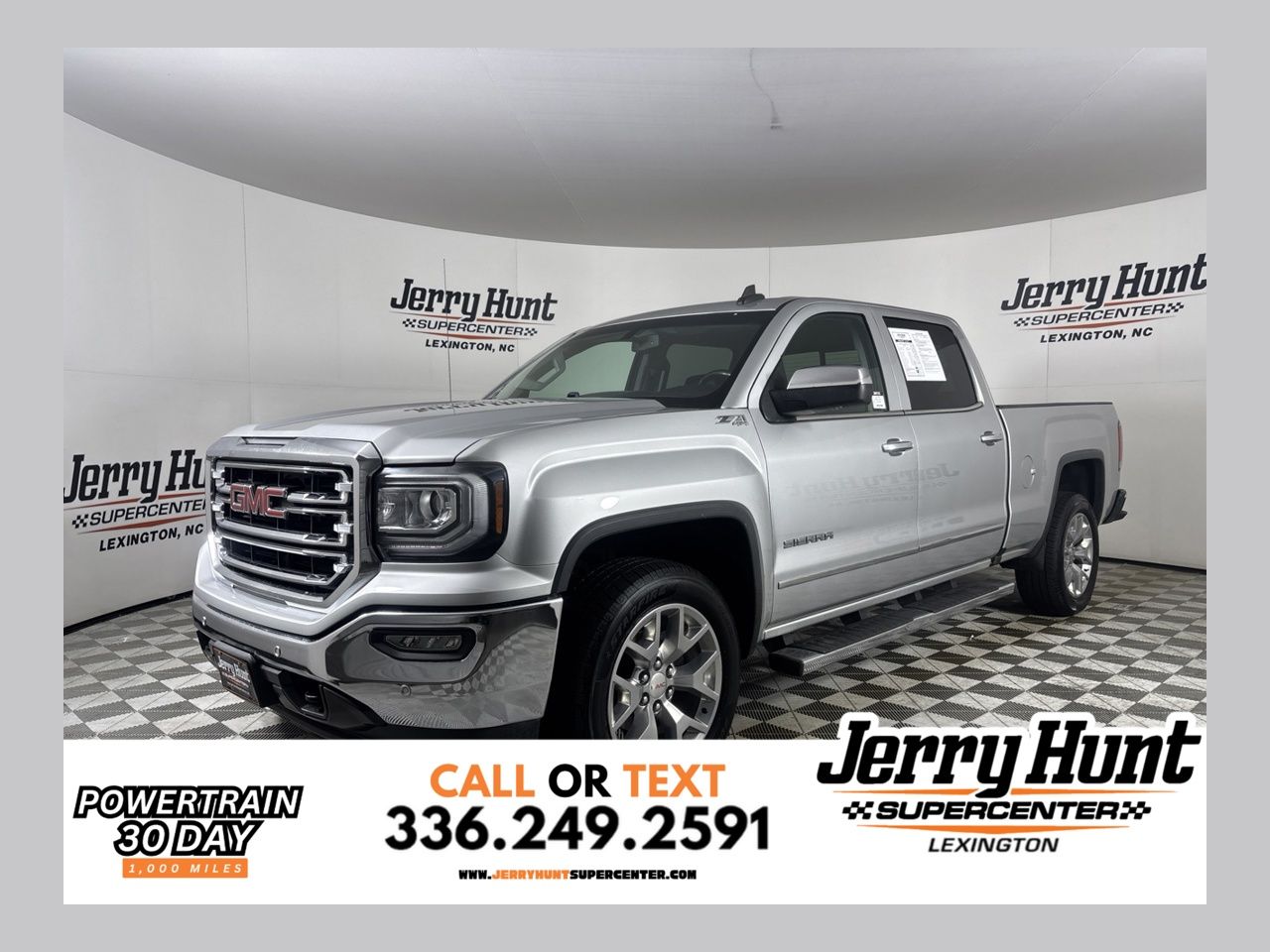 Quicksilver Metallic 2018 GMC Sierra 1500 Pickup Truck Four-Wheel Drive 6-Speed Automatic Overdrive
