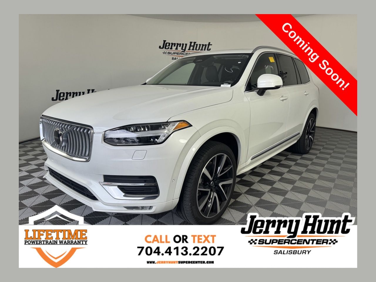 Crystal White 2024 Volvo XC90 B5 Plus Bright Theme AWD SUV / Crossover All-Wheel Drive Automatic