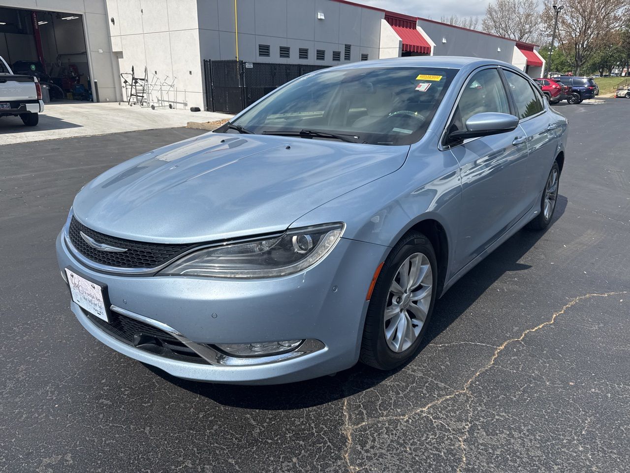 Crystal Blue Pearlcoat 2015 Chrysler 200 C Sedan FWD Sedan Front-Wheel Drive 9-Speed Automatic