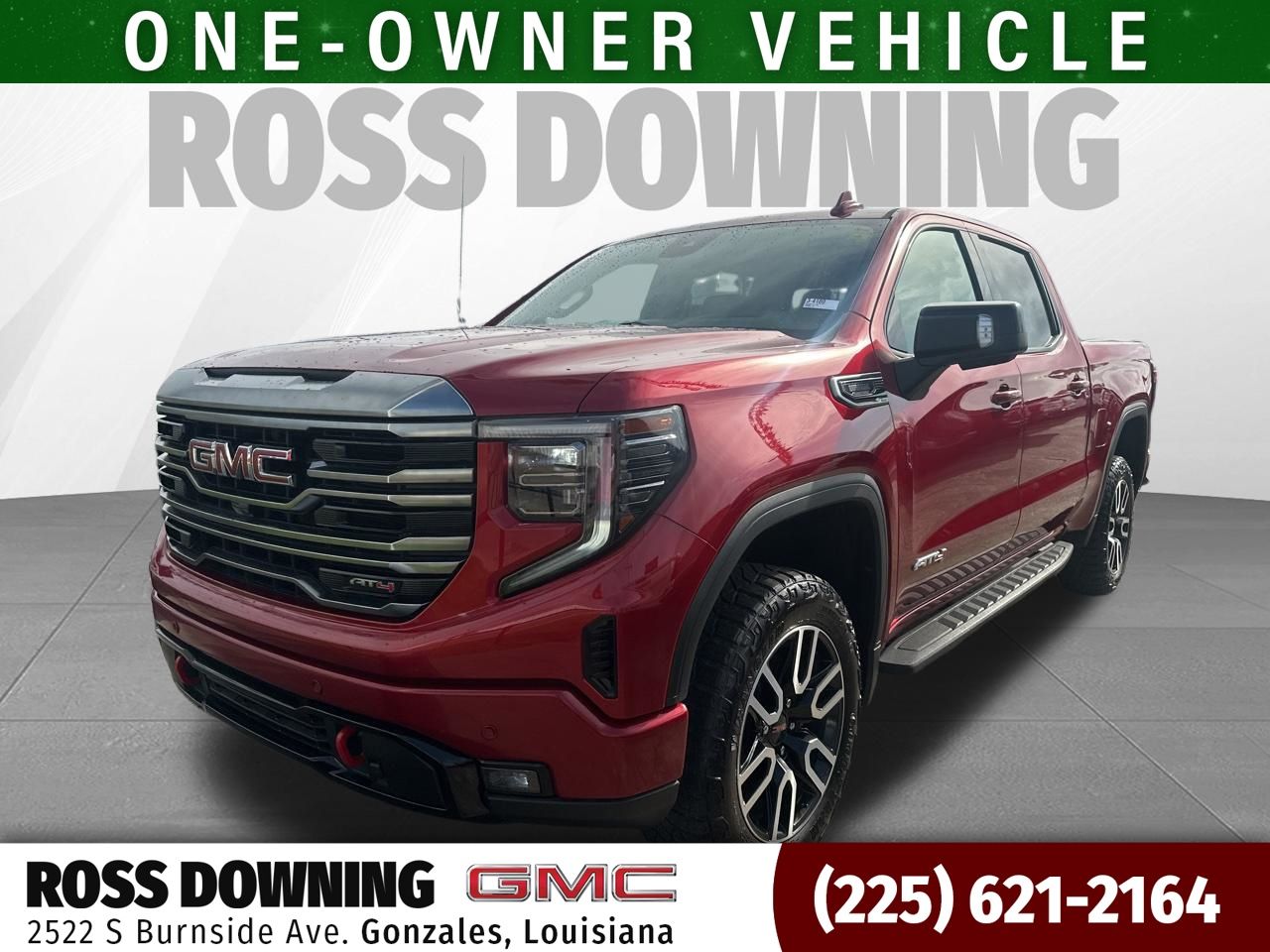 Volcanic Red Tintcoat 2024 GMC Sierra 1500 AT4 Crew Cab 4WD Pickup Truck Four-Wheel Drive Automatic