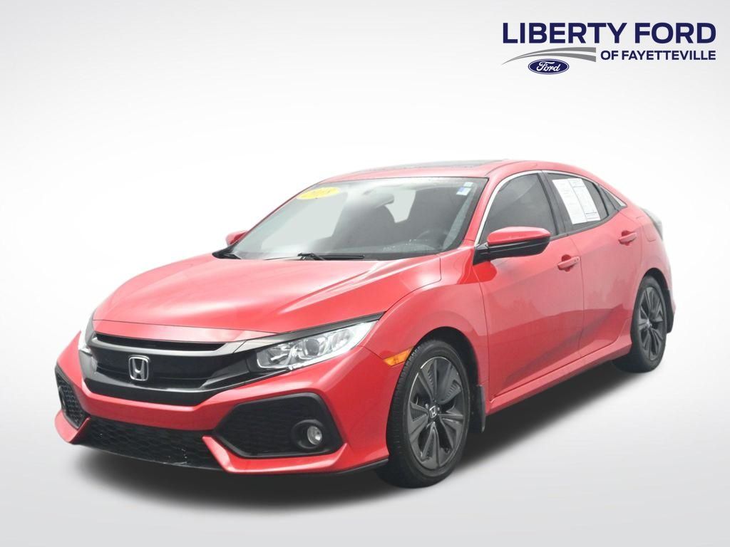 Rallye Red 2018 Honda Civic Hatchback Hatchback Front-Wheel Drive Continuously Variable Transmission